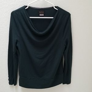 Barbour green long sleeve S
